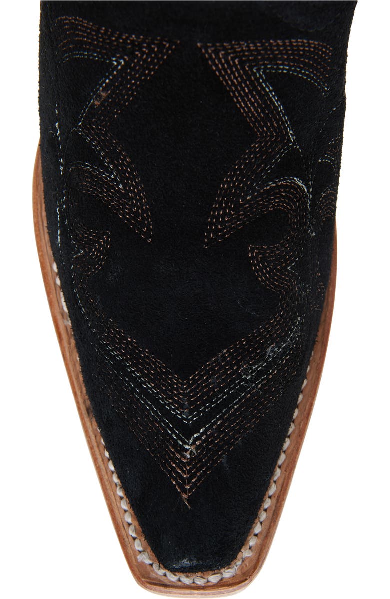 CORRAL Embroidered Knee High Cowboy Boot, Alternate, color, Black