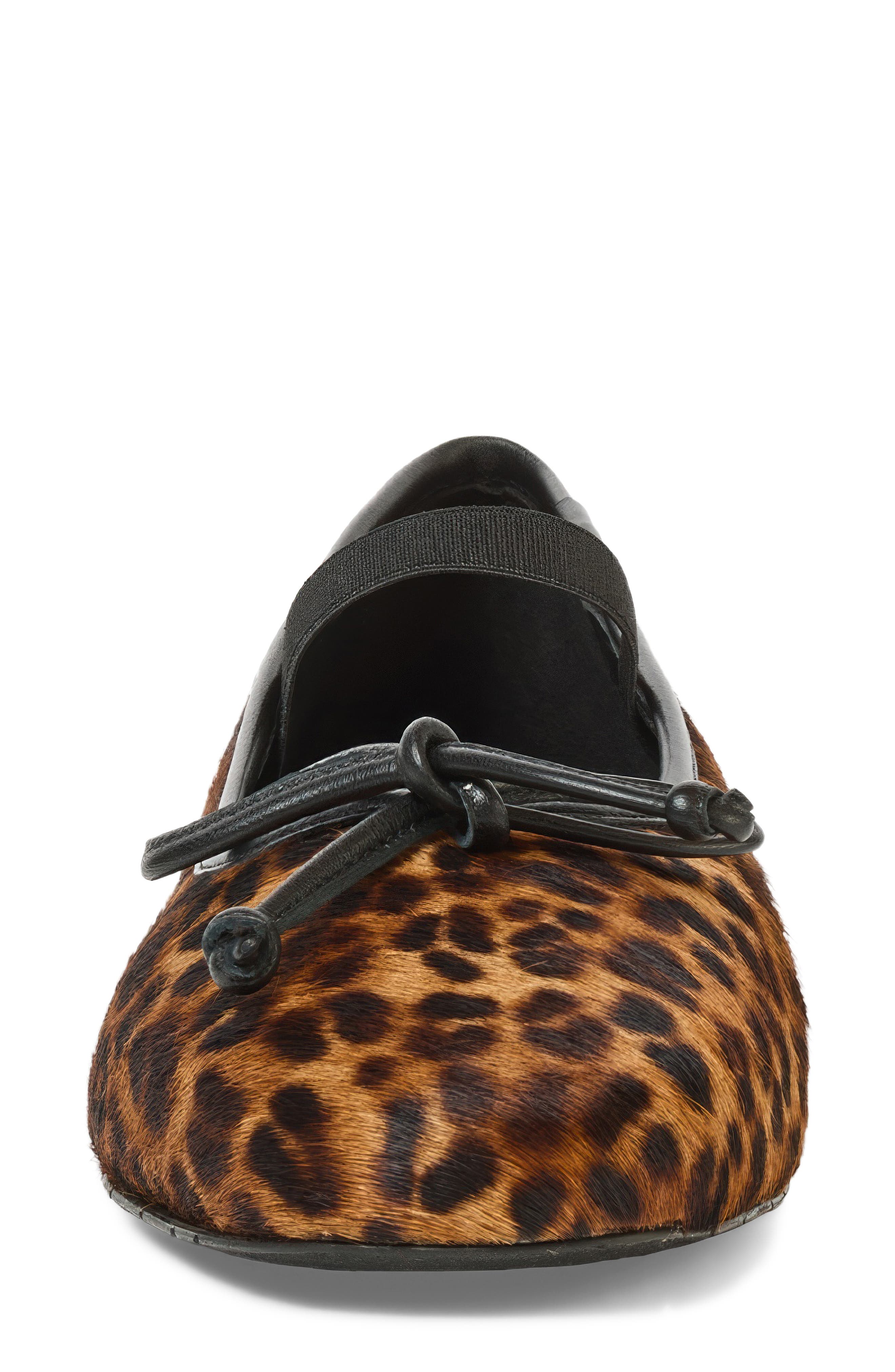 Carmella Waterproof Mary Jane Flat, Alternate, color, LEOPARD HAIRCALF
