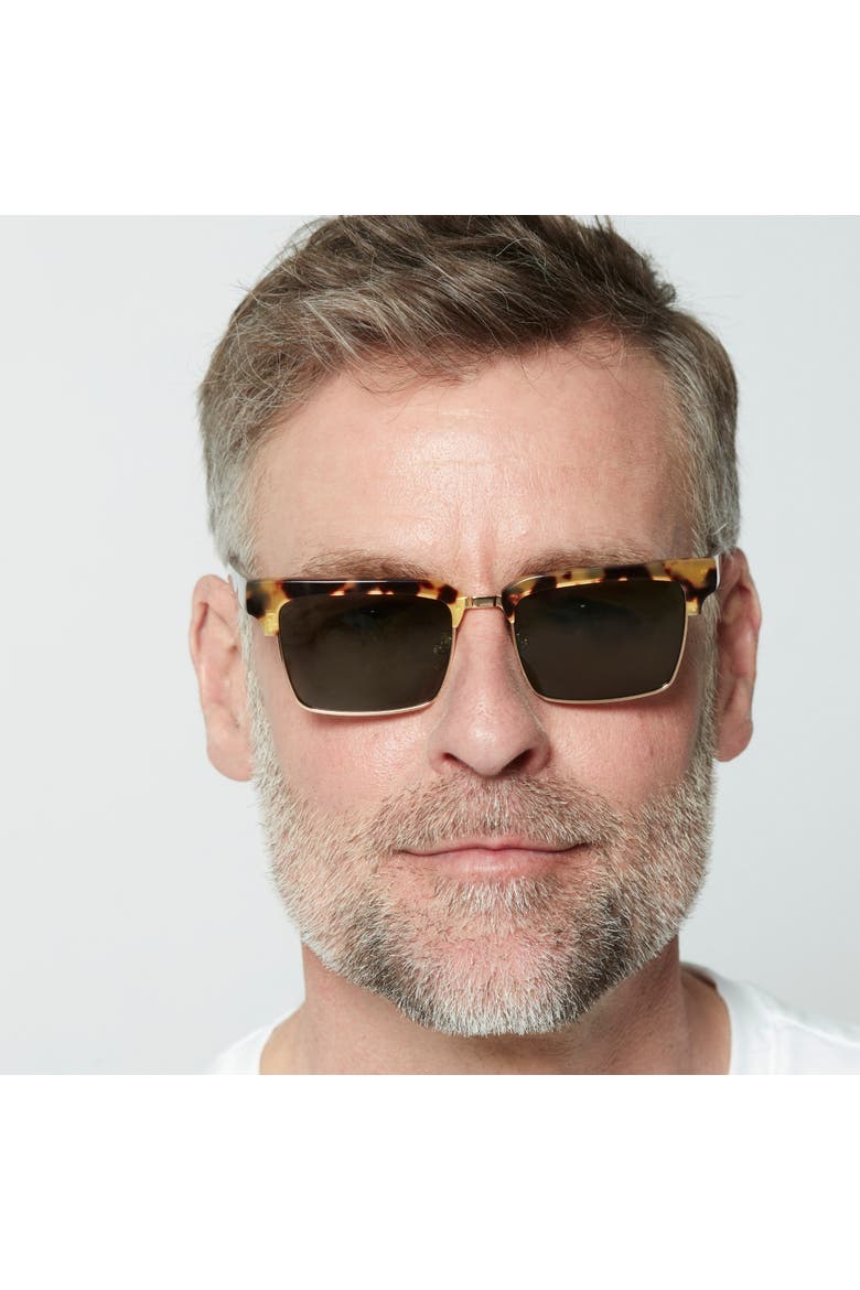 Paris Sunglasses, Alternate, color, Creme / Gold