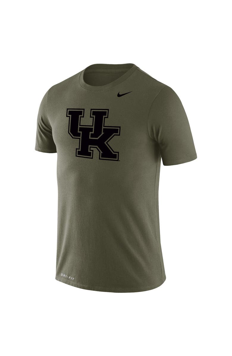 Nike Men's Nike Olive Kentucky Wildcats Tonal Logo Legend Performance T-Shirt, Alternate, color, 