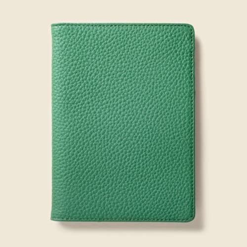 Casupo Leather Passport Wallet With Rfid Protection In Green