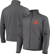DUNBROOKE Men's Dunbrooke Charcoal Cleveland Browns Sonoma Softshell Full-Zip Jacket