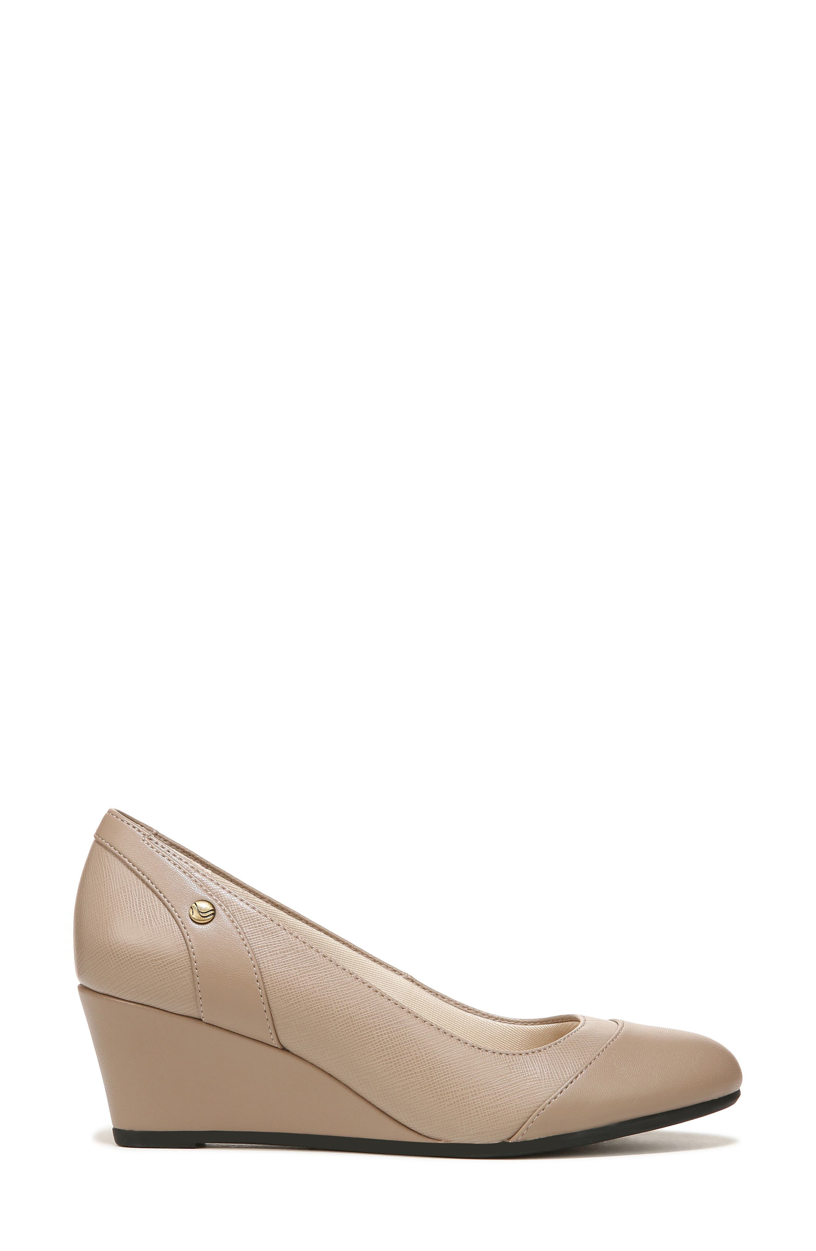 LifeStride Dreams Wedge Pump, Alternate, color, Stone