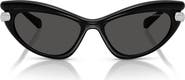 Swarovski 56mm Cat Eye Sunglasses