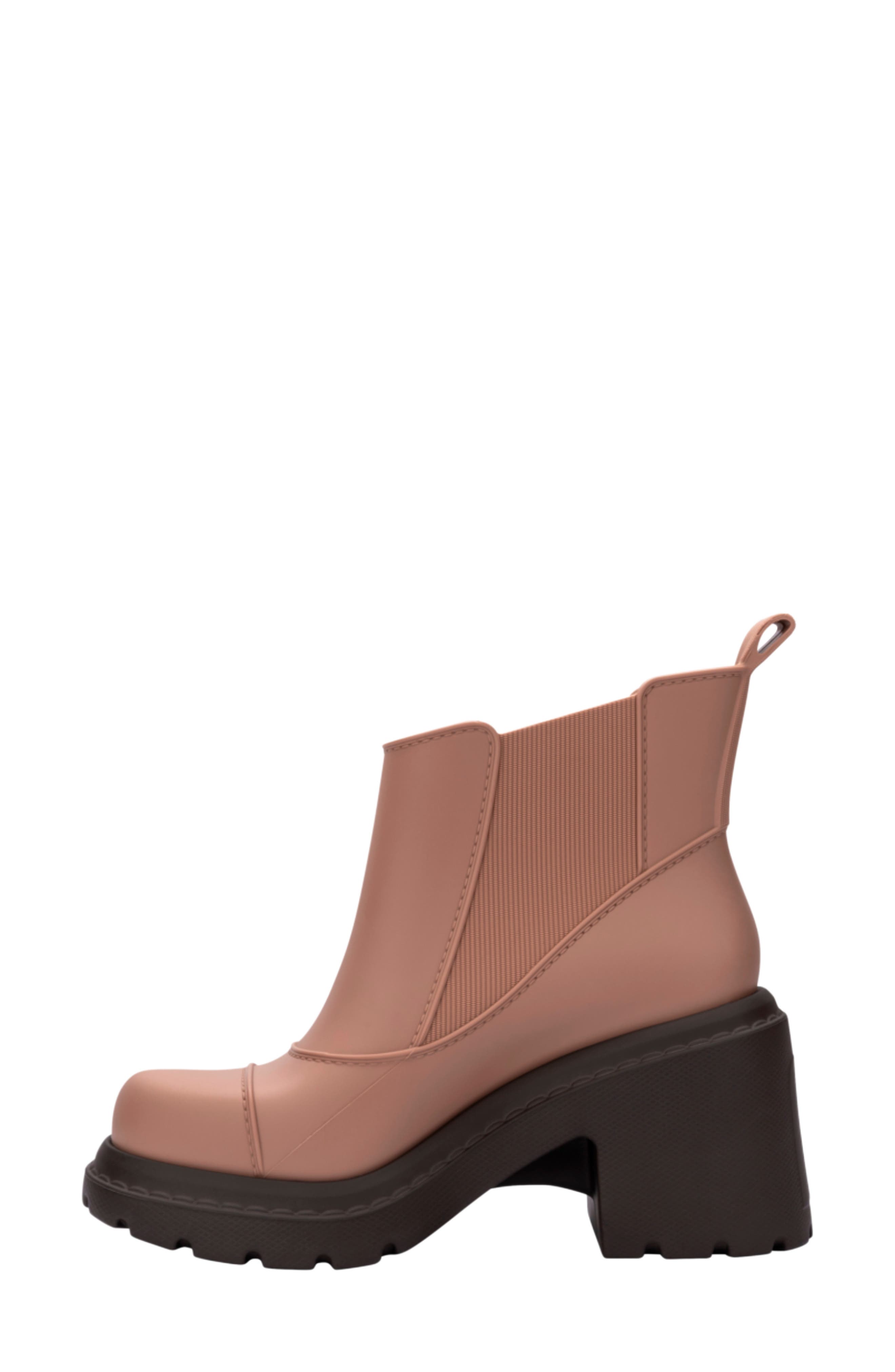 Courtney Platform Chelsea Boot, Alternate, color, BROWN