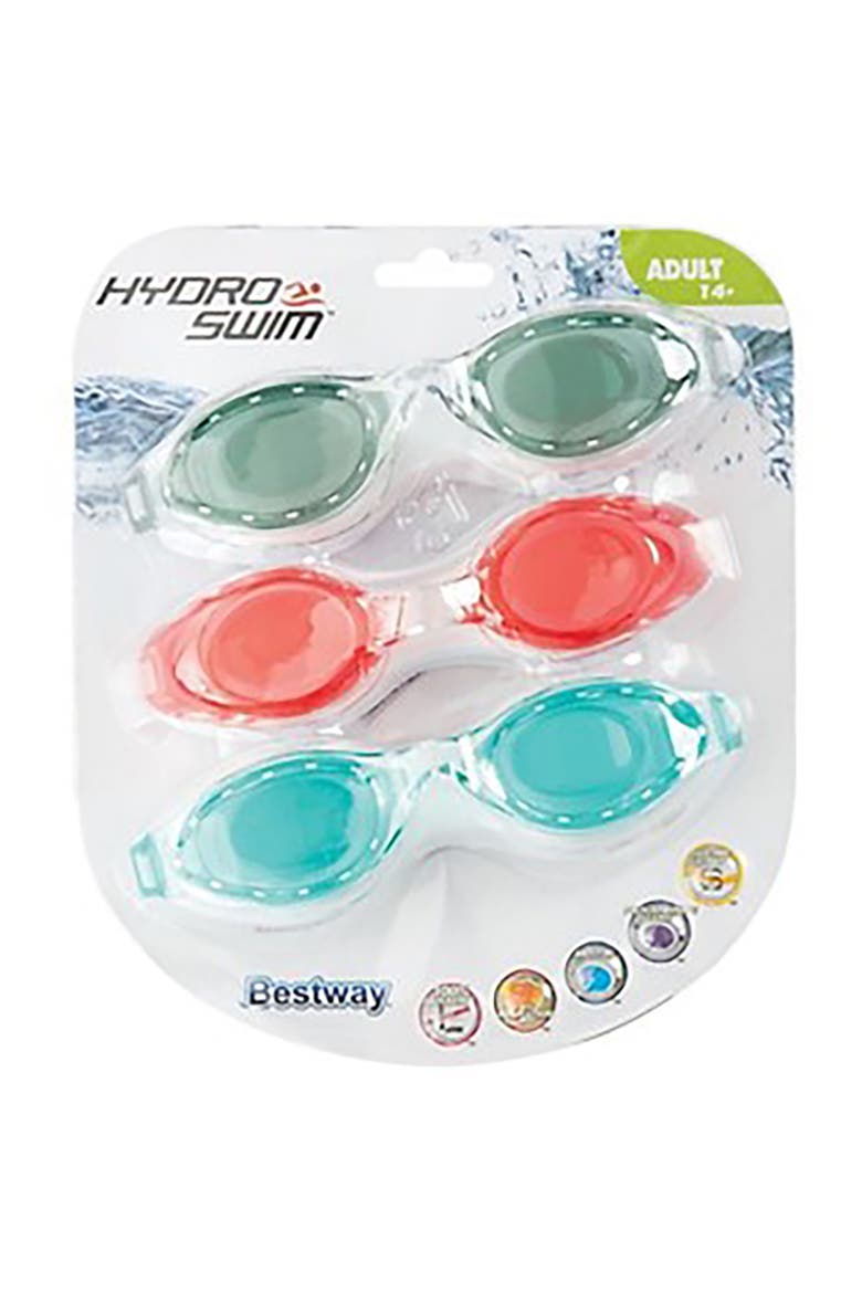 Hydroswim Belize Goggle Set, Main, color, Multicolored