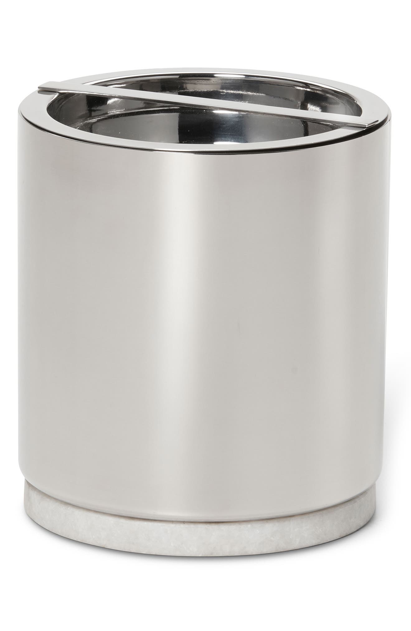 ROSELLI TRADING COMPANY Roman Stainless Steel &amp; Marble Bar Ice Bucket