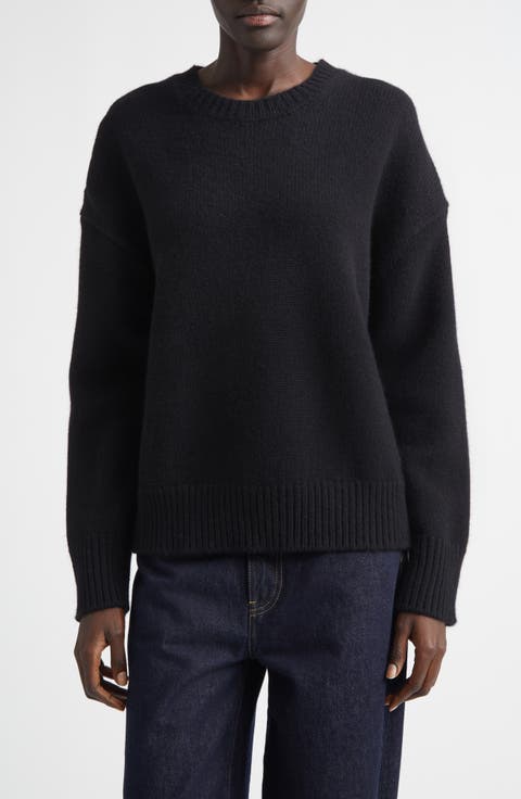 Pia Oversize Cashmere Crewneck Sweater