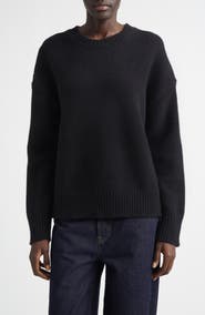 LOULOU DE SAISON Pia Oversize Cashmere Crewneck Sweater