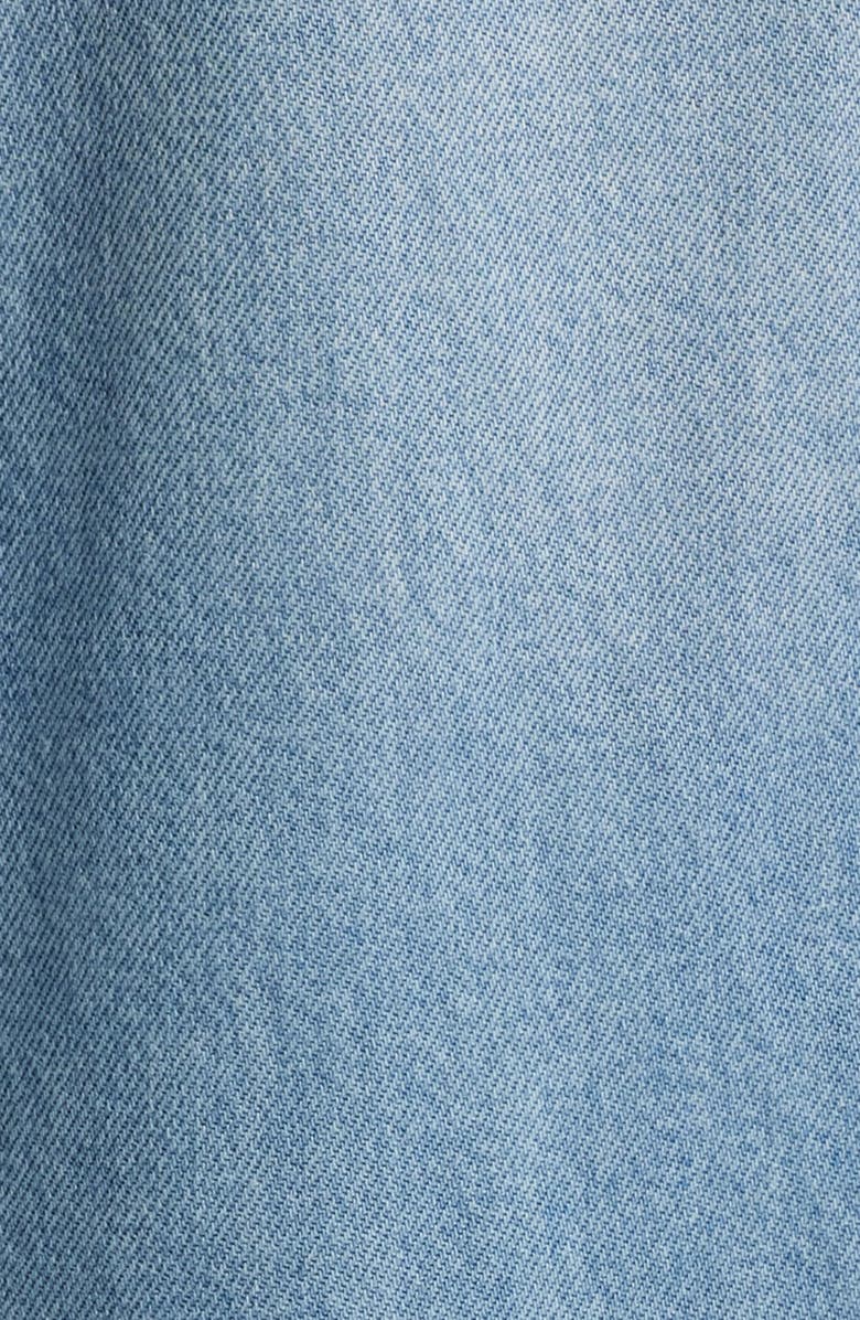 HIDDEN JEANS Oversize Long Sleeve Denim Shirtdress, Alternate, color, Light