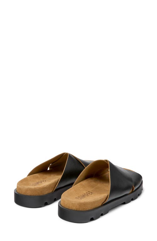 Camper Brutus Chunky Cross-strap Sandals In Black