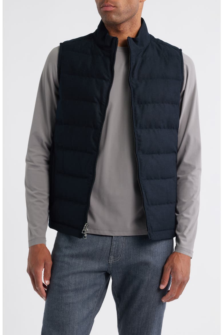 Davos Quilted Wool Flannel Vest (Men) | Nordstrom
