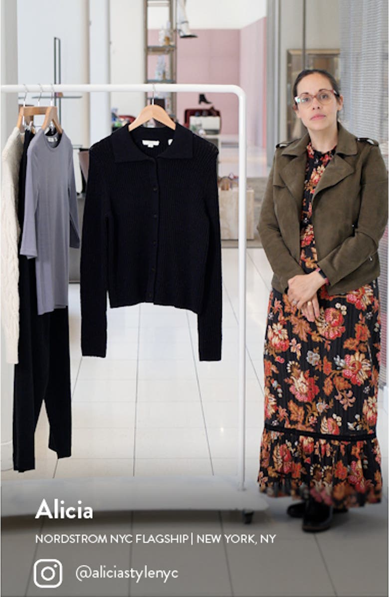 Rib Polo Cardigan, sales video thumbnail