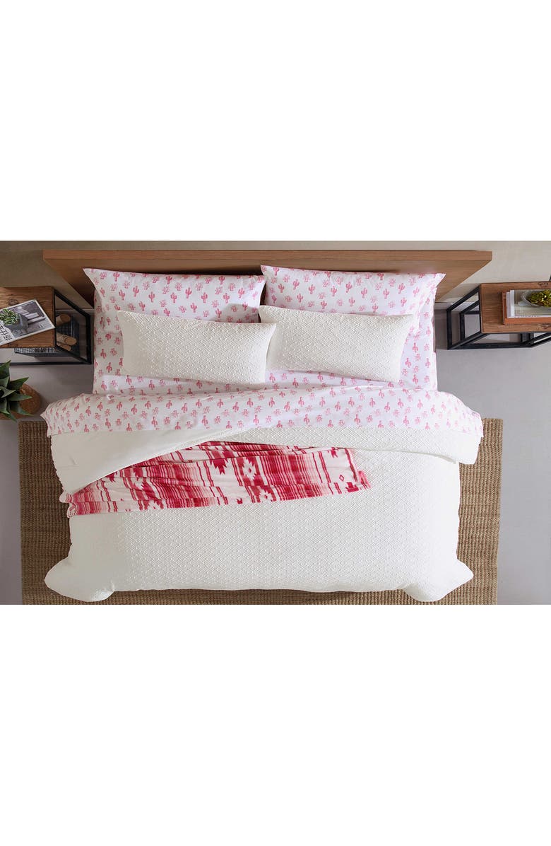 Wrangler Sedona Geometric Embossed Duvet Set, Alternate, color, White