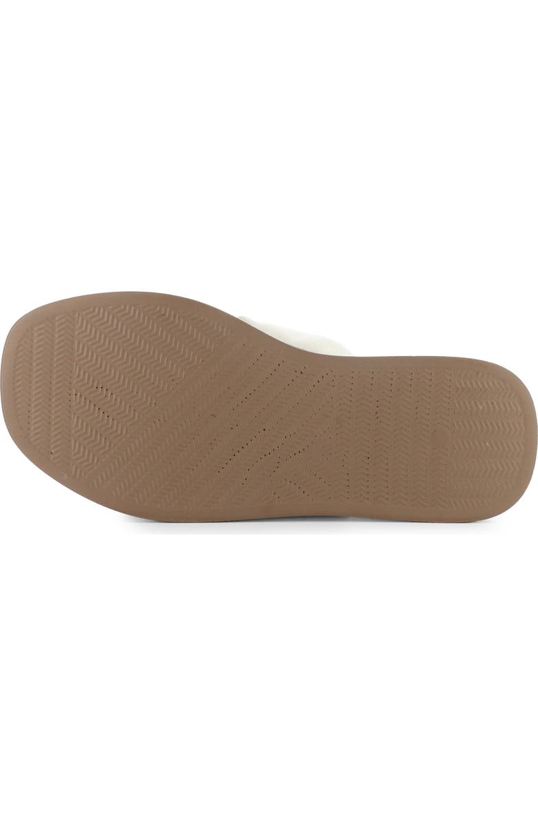 Bos. & Co. Bayla Platform Wedge Slide Sandal, Alternate, color, White