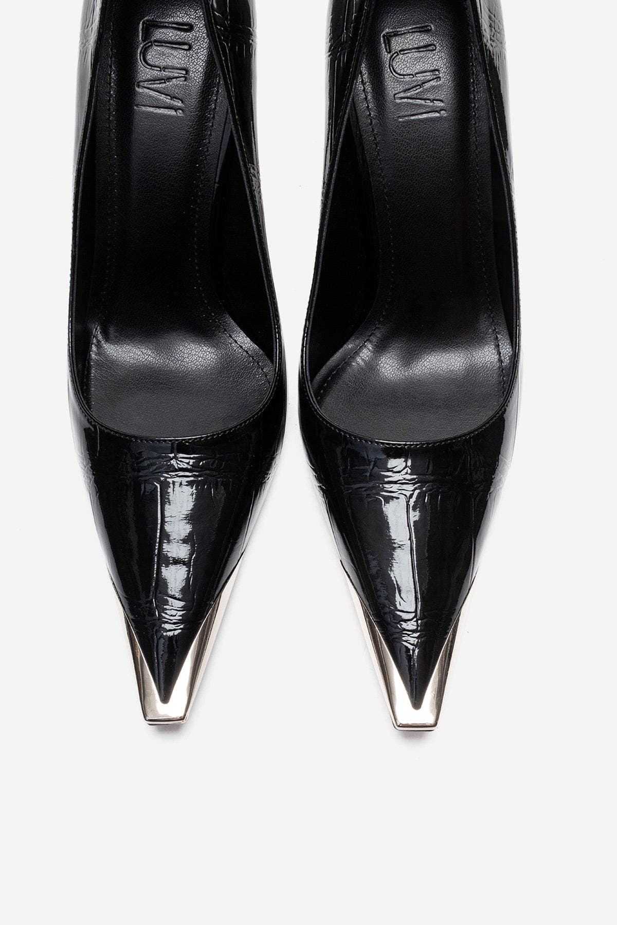 Alvena Stiletto Pump, Alternate, color, Black Print