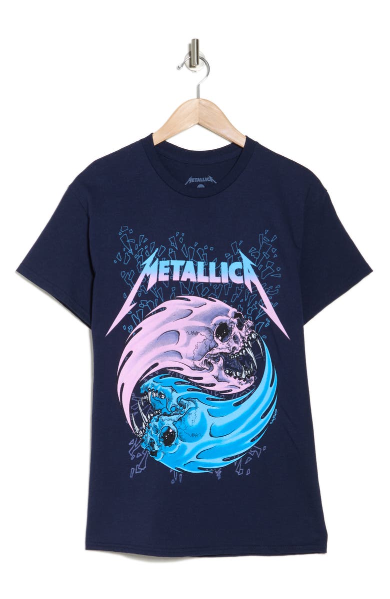 Merch Traffic Metallica Live in Concert Cotton Graphic T-Shirt, Alternate, color, 