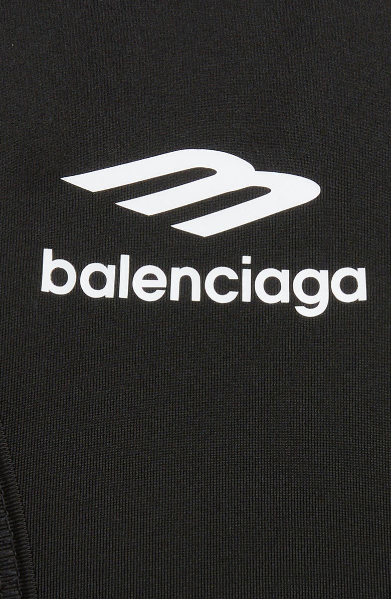 Balenciaga 3B Logo Sports Bra, Alternate, color, 
