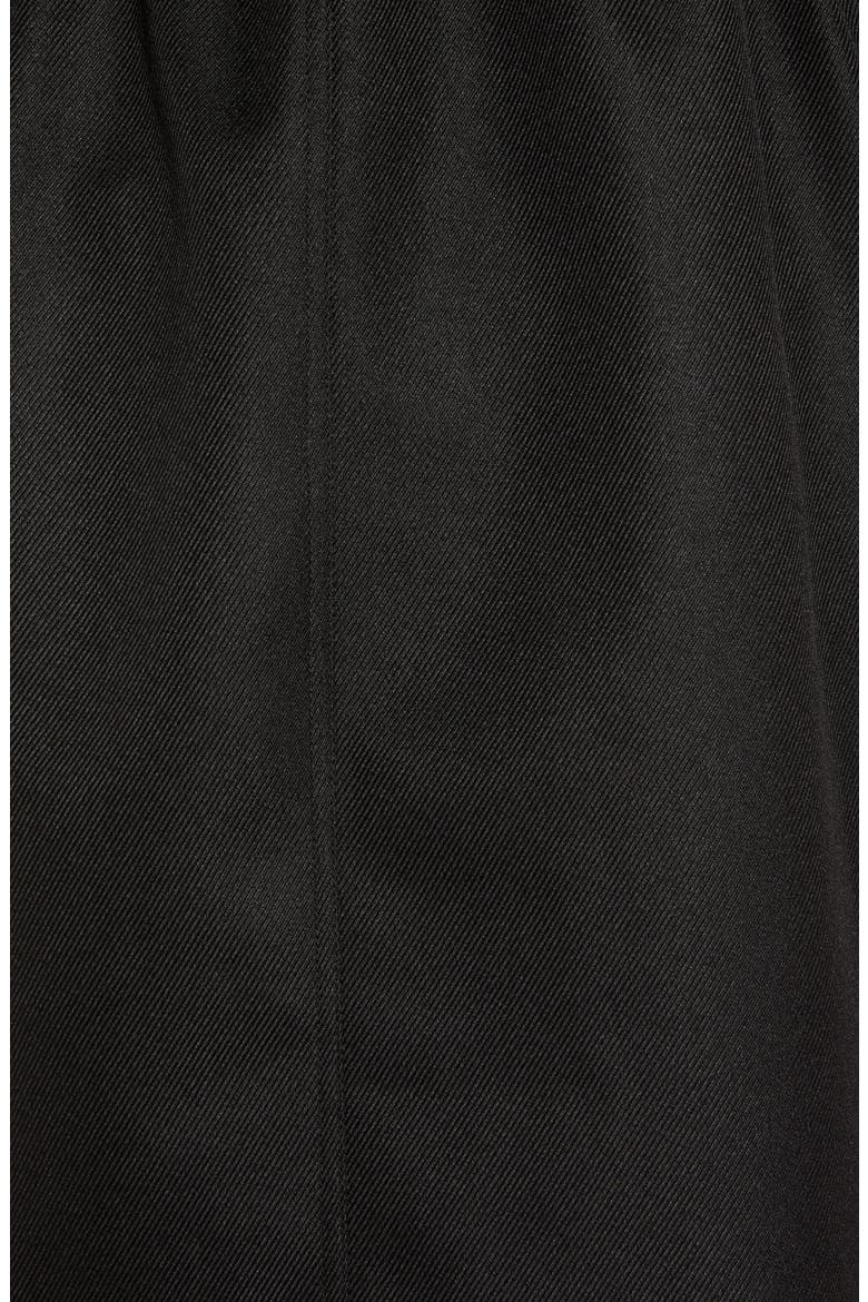 Cinch Waist Hooded Raincoat, Alternate, color, BLACK