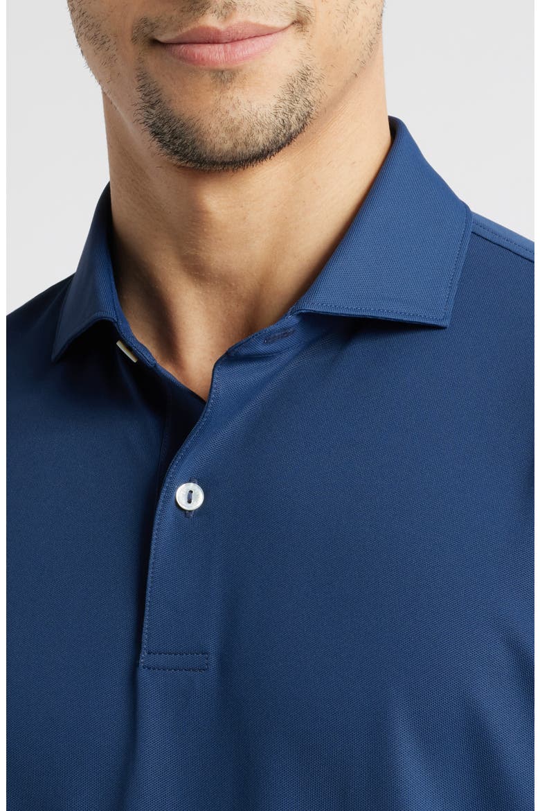 Soul Solid Performance Mesh Golf Polo, Alternate, color, NAVY