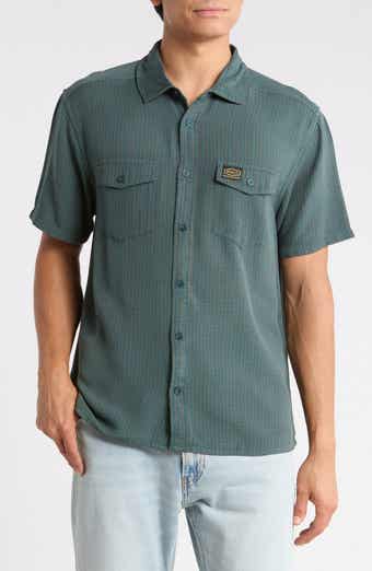 Exotica Stripe Short Sleeve Button-Up Shirt