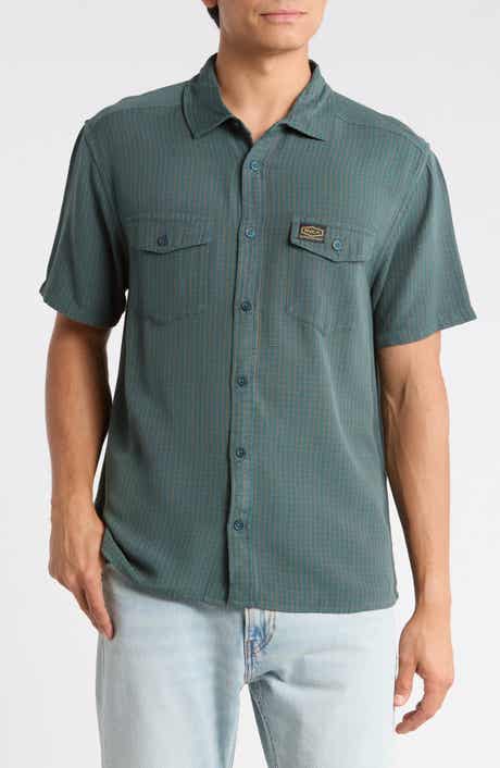 Exotica Stripe Short Sleeve Button-Up Shirt