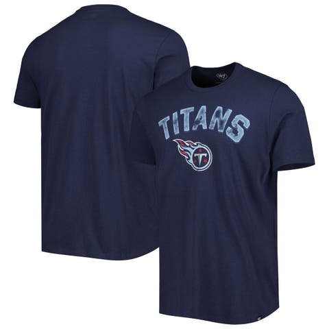 Men's '47 Navy Tennessee Titans All Arch Franklin T-Shirt