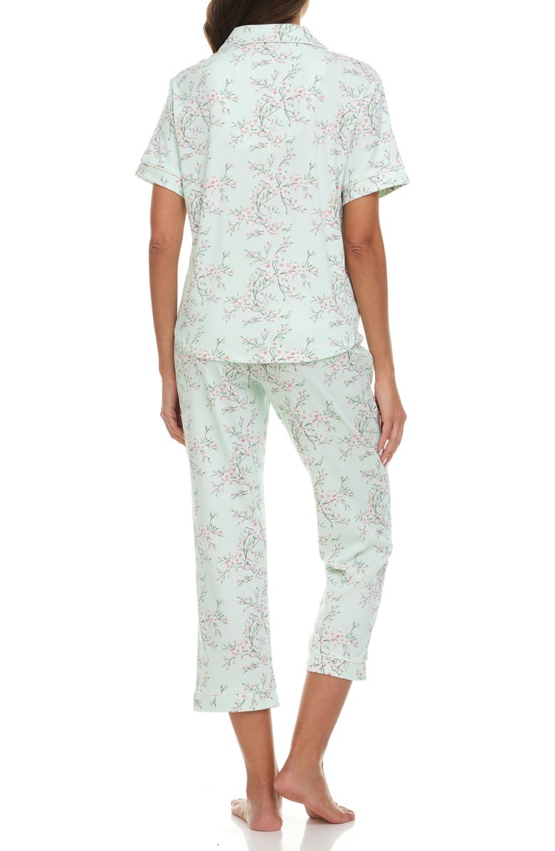 Flora By Flora Nikrooz Annie Rib Capri Pajama Set, Alternate, color, 