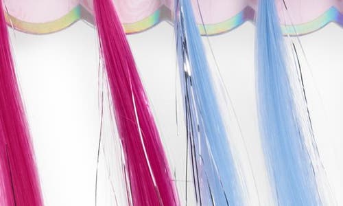 Capelli New York Kids' Assorted 6-pack Tinsel Faux Hair Extensions In Pink