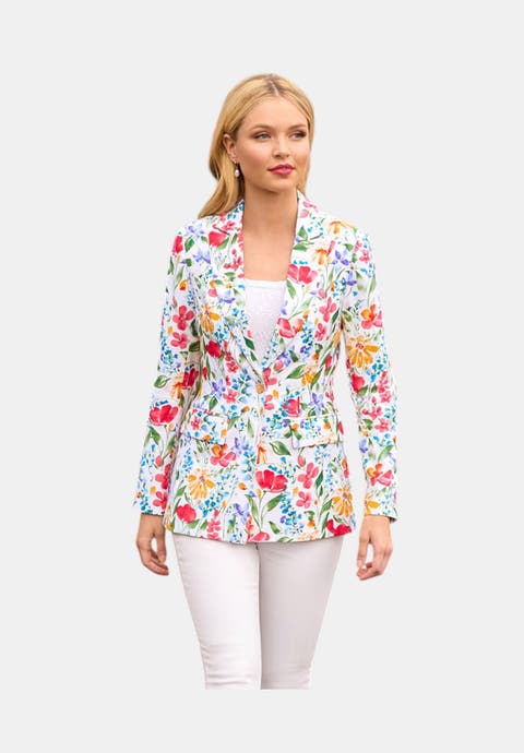 Floral Blazer (Plus)