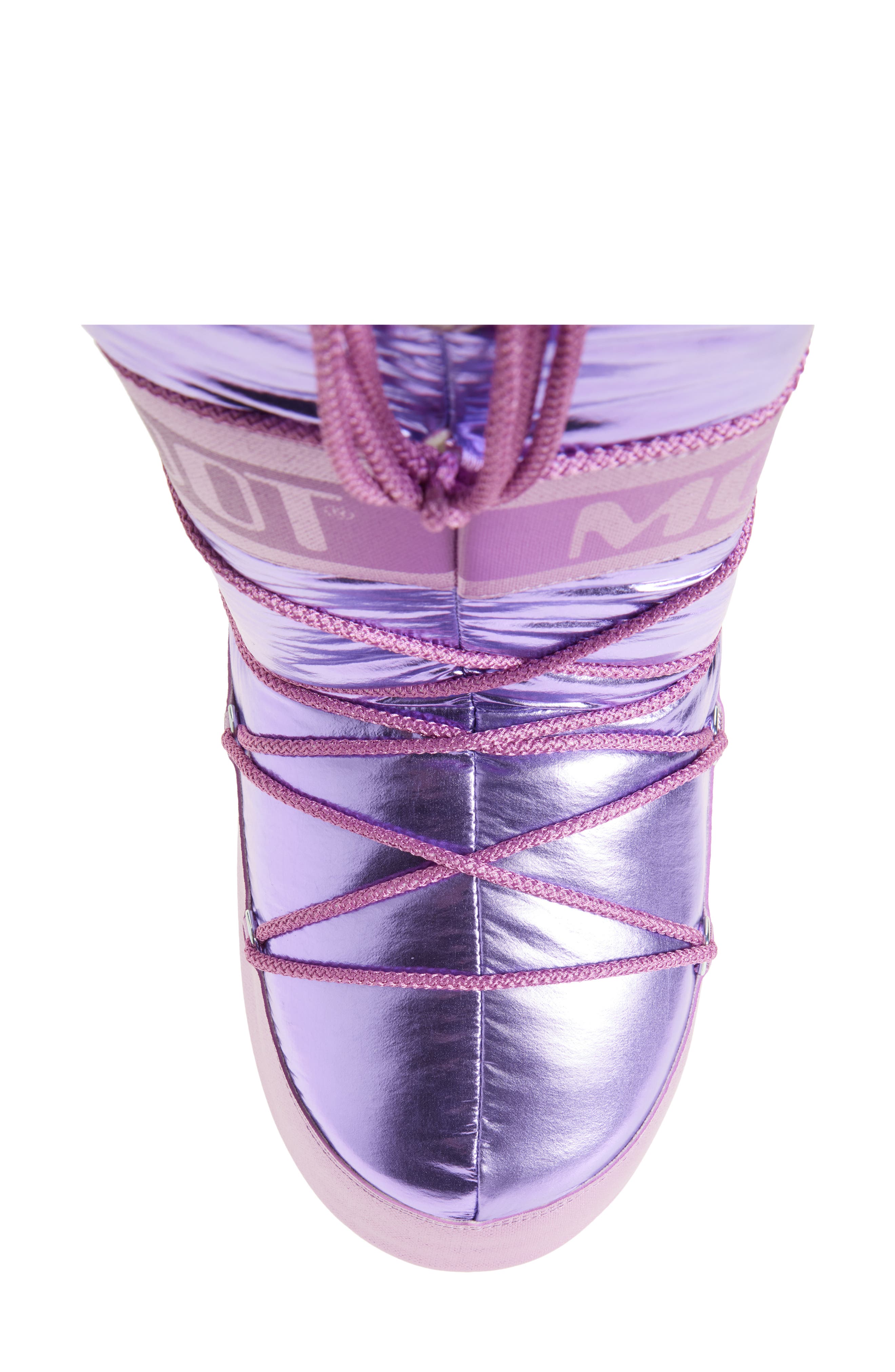 Moon Boot<sup>®</sup> Icon Metallic Boot, Alternate, color, 