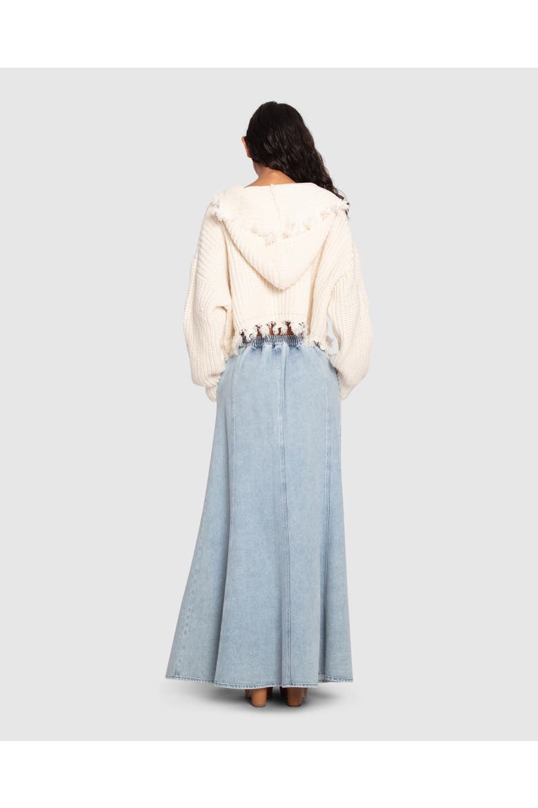 Bold Love Maxi Skirt, Alternate, color, Stonewash