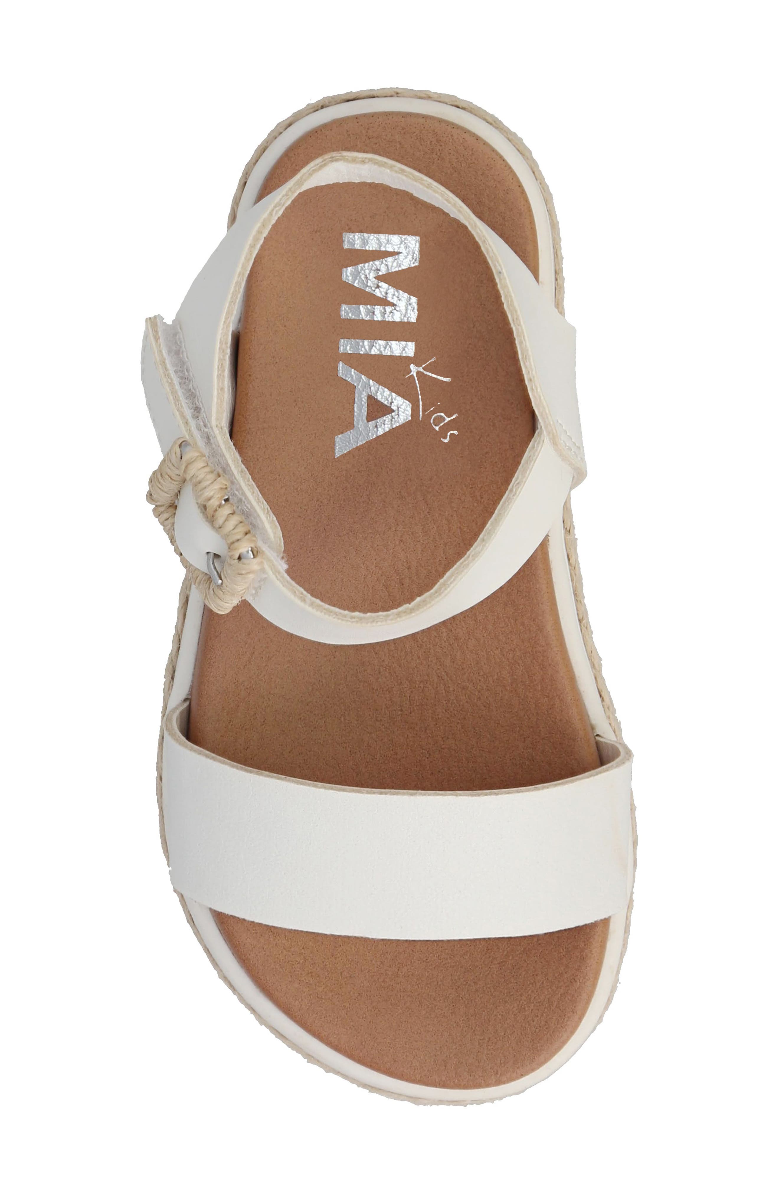 MIA Kids' Jenise Platform Sandal, Alternate, color, White