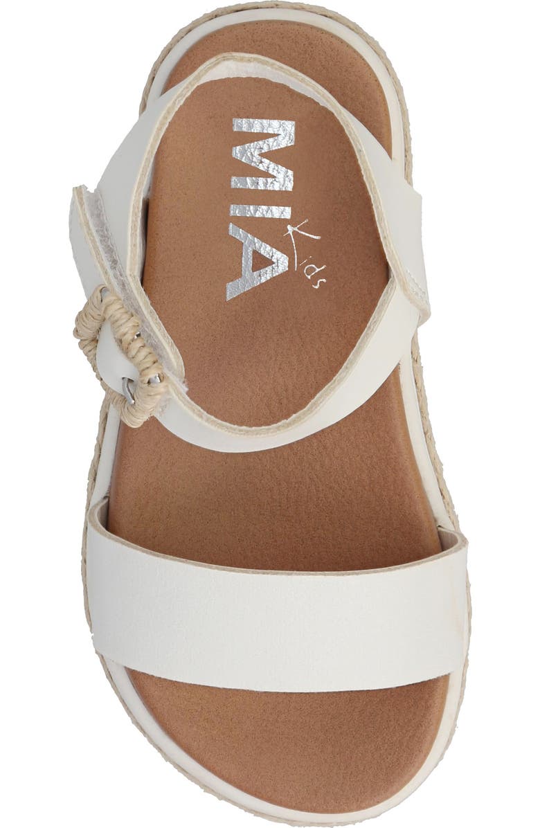 MIA Kids' Jenise Platform Sandal, Alternate, color, White