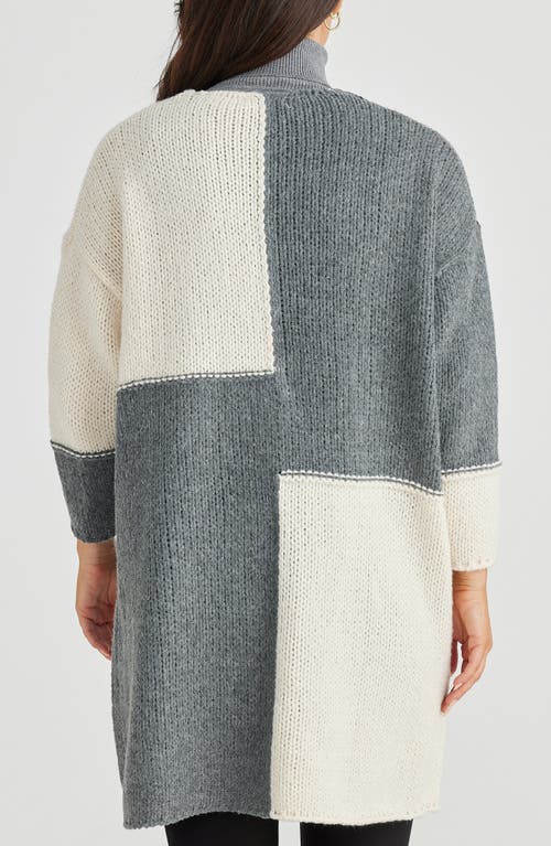 BRAVE + TRUE BRAVE+TRUE CHESTER COLORBLOCK CARDIGAN