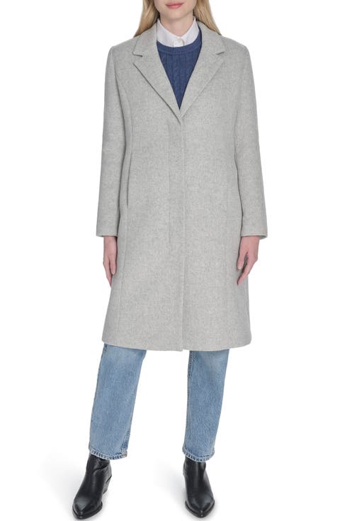 Slick Wool Blend Coat