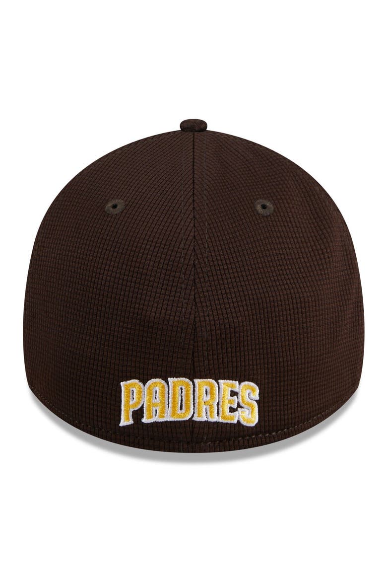 Men's New Era  Brown San Diego Padres 2024 Batting Practice 39THIRTY Flex Hat, Alternate, color, Brown