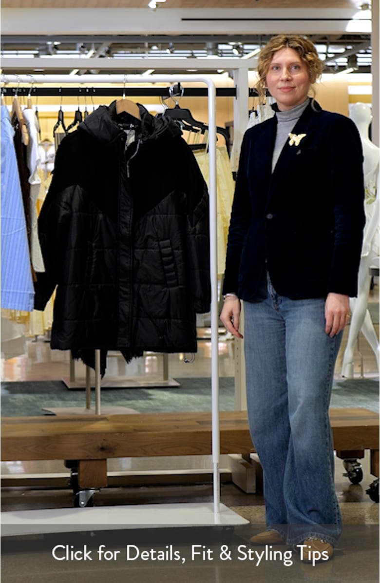 Say It Again Wool Blend Detail Quilted Jacket, sales video thumbnail