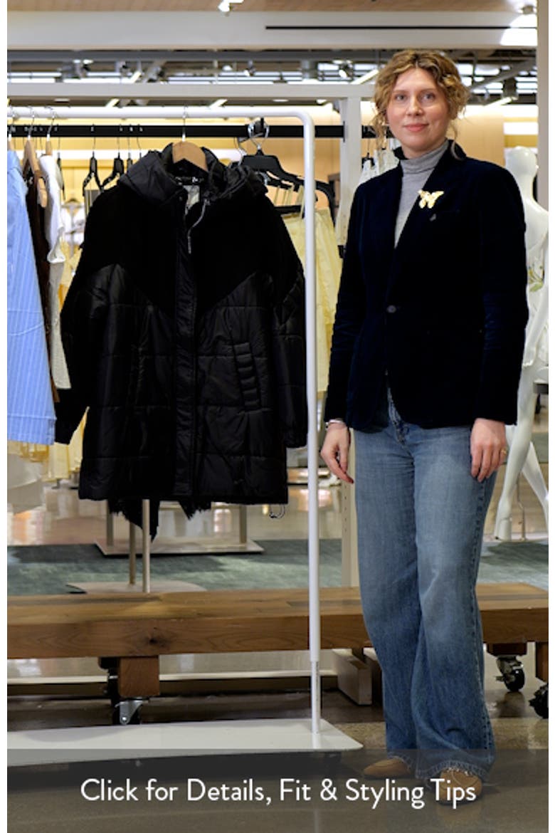 Say It Again Wool Blend Detail Quilted Jacket video