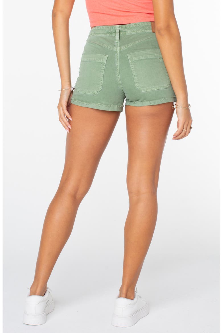 Lil Sunshine Cutoff Shorts, Alternate, color, LODEN FROST SOLID