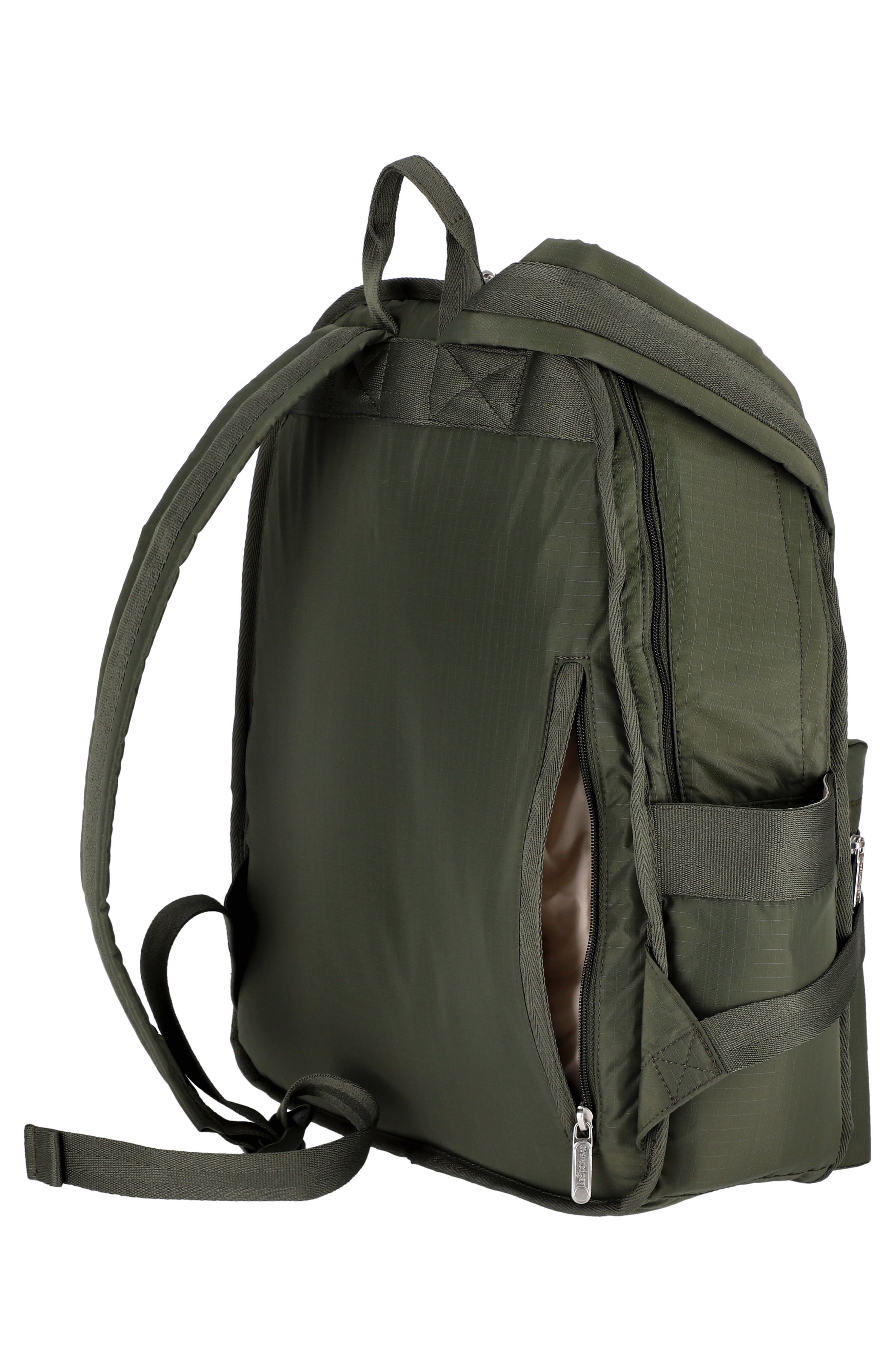 LeSportsac Route Backpack, Alternate, color, Dark Olive