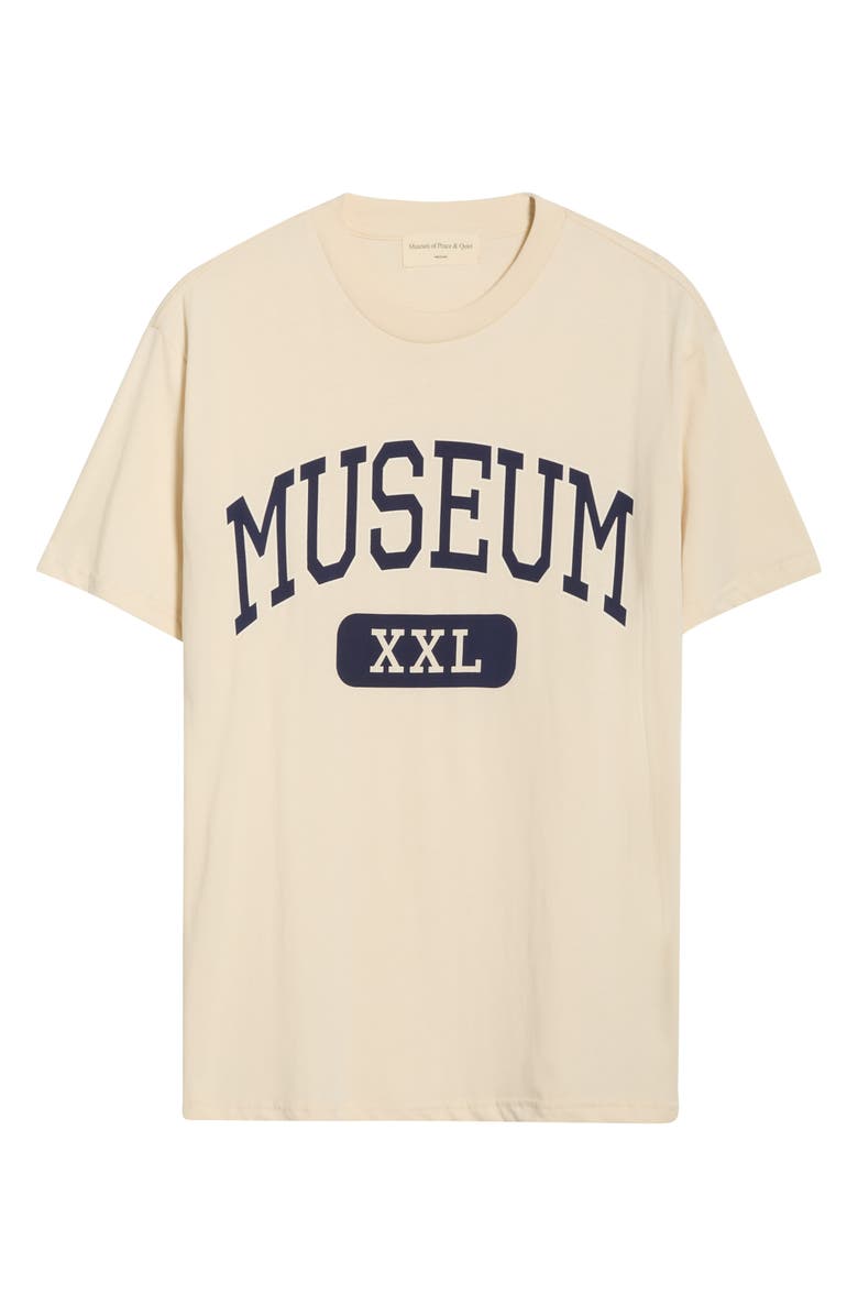Museum of Peace & Quiet XXL Cotton Graphic T-Shirt, Alternate, color, Bone