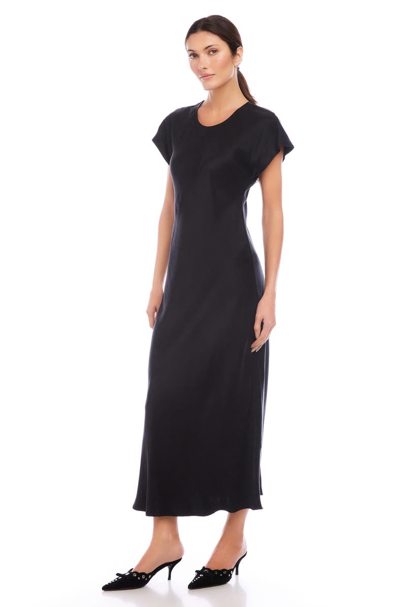 FIFTEEN TWENTY Emmeline Bias Cut Satin Midi Dress, Alternate, color, 