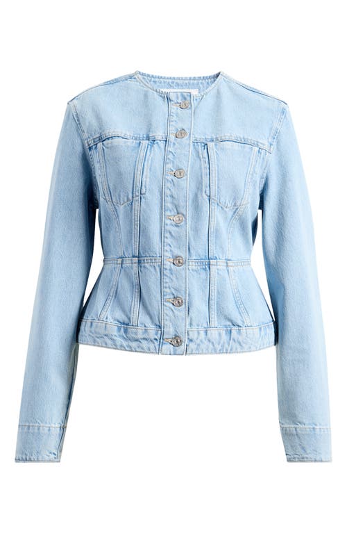 Paige Isara Denim Jacket In Flowers