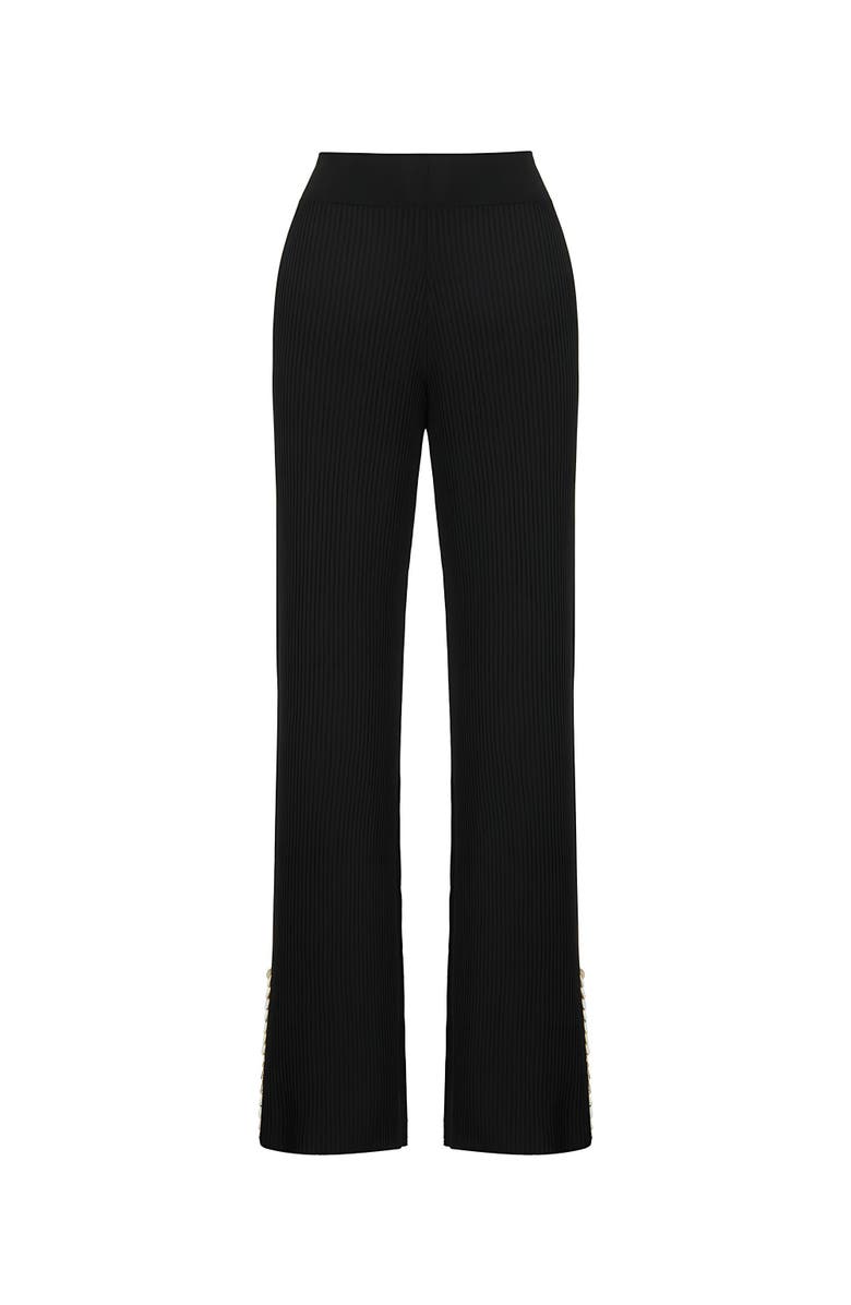 Nocturne Mother of Pearl Beaded Knit Pants, Alternate, color, 