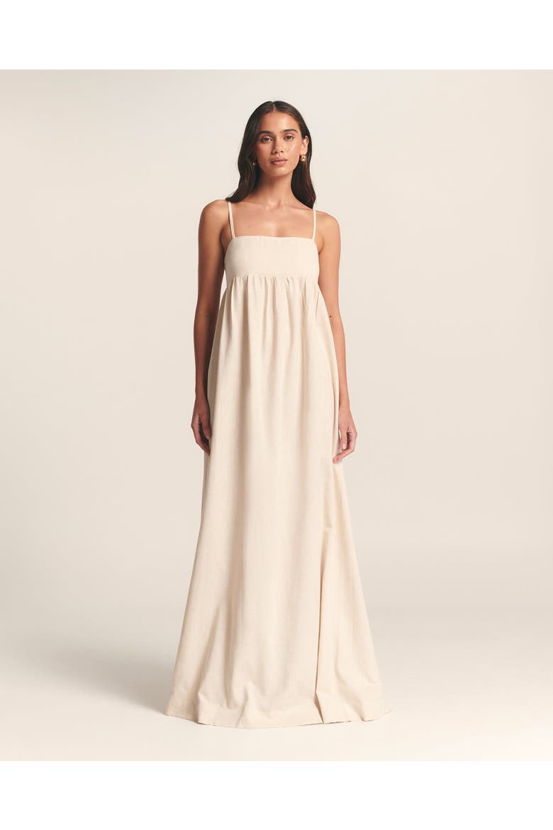 Aster Maxi Dress, Alternate, color, Natural