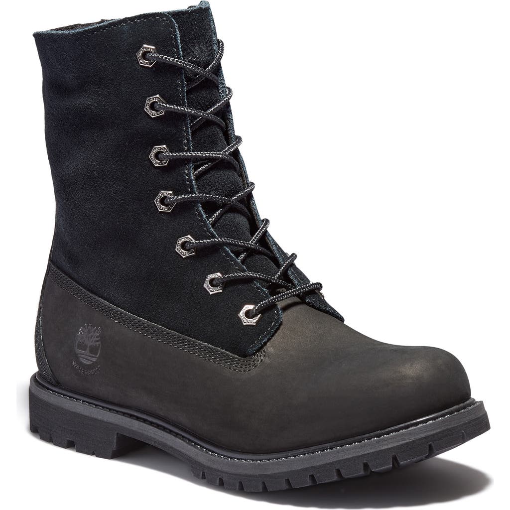 Timberland Authentic Waterproof Mid Hiking Boot In Black