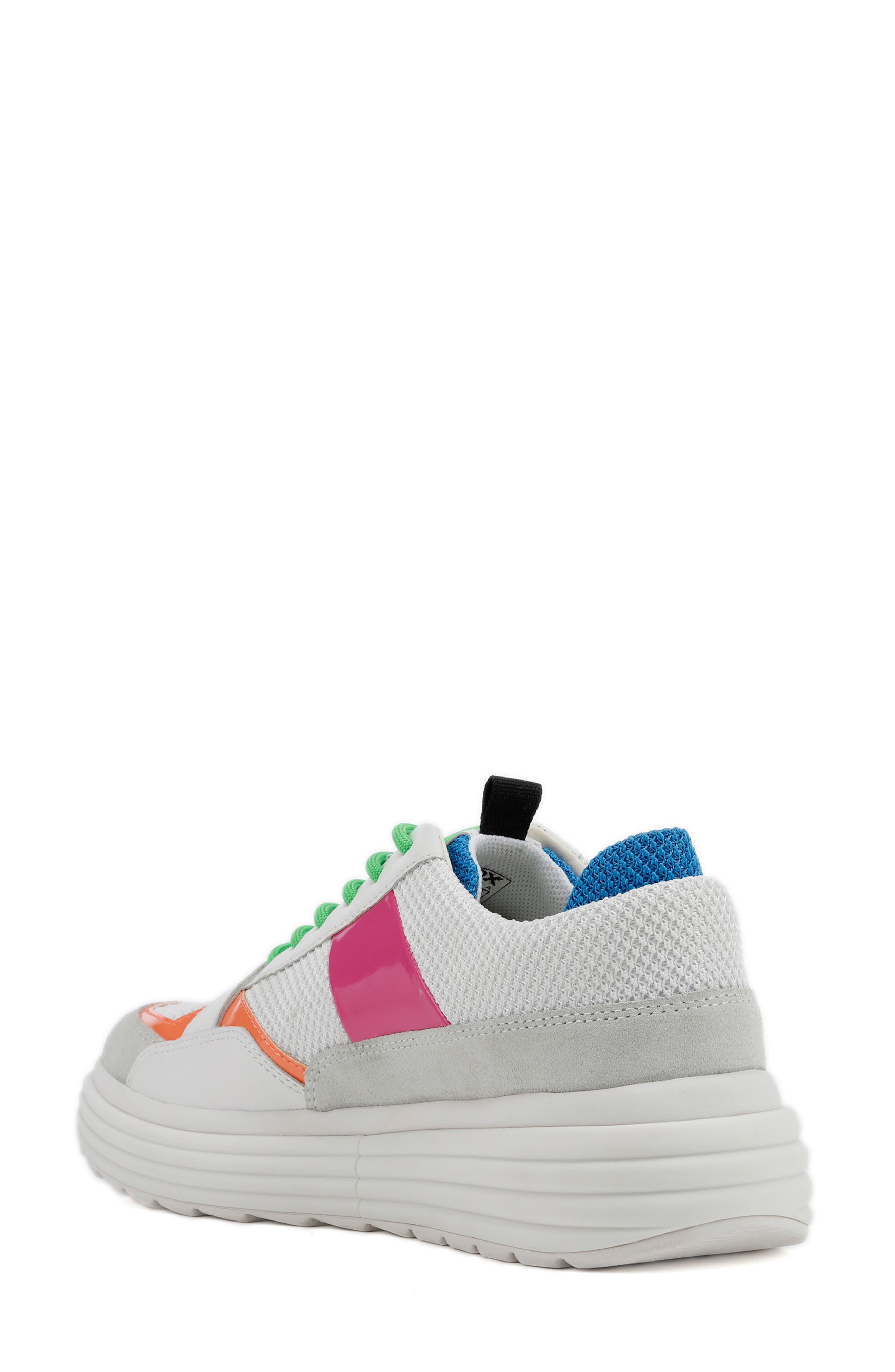 Phaolae Sneaker, Alternate, color, WHITE/ FUCHSIA