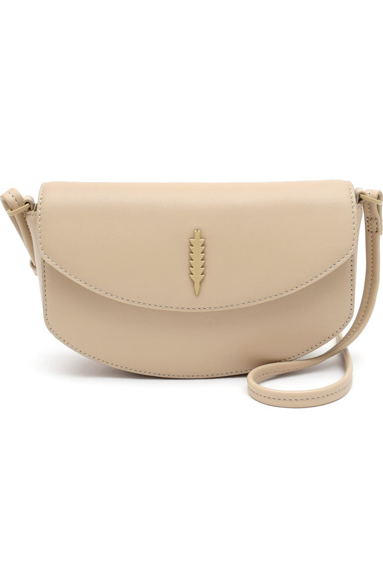 Thacker Taya Flap Crossbody Bag, Main, color, Cashew