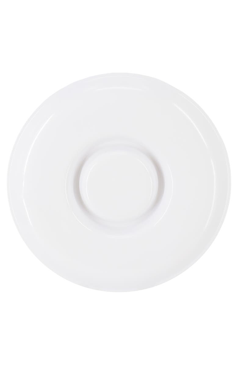 Gibson Grayson 12 Piece 12 Inch Round Melamine Chip and Dip Platter Set, Alternate, color, White